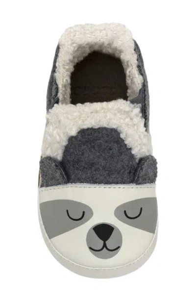 Robeez ® Sweet Panda Wool Crib Shoe In Animal Print