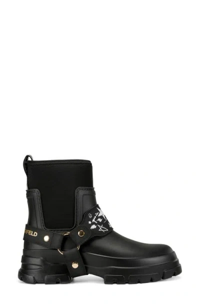 Karl Lagerfeld Ranelle Women's Rain Boots In Black