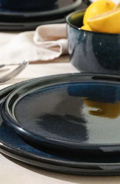 Stone Lain Eden Stoneware 24-piece Dinnerware Set In Blue