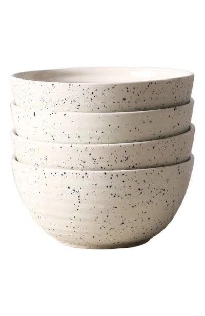 Stone Lain Dua Stoneware 12-piece Dinnerware Set In White