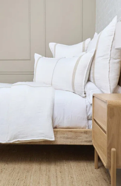 Pom Pom At Home Rory Linen Standard Sham In White