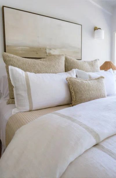 Pom Pom At Home Rory Linen Standard Sham In White