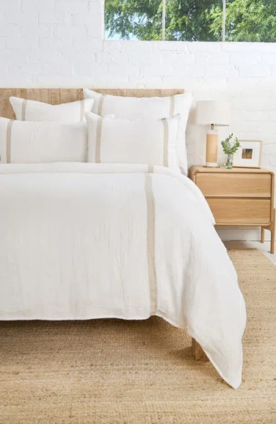 Pom Pom At Home Rory Linen Standard Sham In White