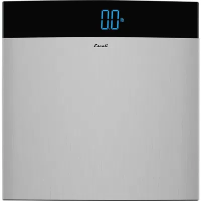 Escali Ultra Slim Stainless Steel Body Weight Scale S200 In Silver