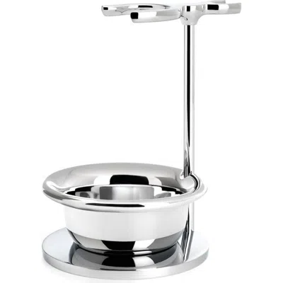 Mühle Sophist & Classic Brush & Razor Chrome Shaving Set Stand W/bowl In Silver