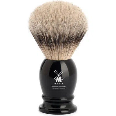 Mühle Classic Medium Black Silvertip Badger Shaving Brush In Black