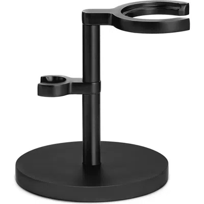 Mühle Rocca Series Matte Black Shaving Set Stand In Black