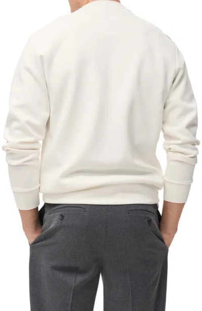 Mango Men's Regular-fit Cotton Sweatshirt In White