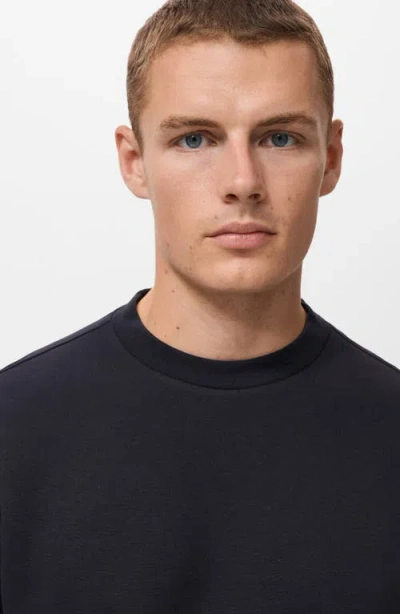 Mango Sweatshirt In Blue