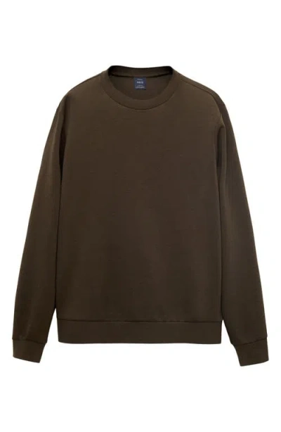 Mango Sweatshirt In Green