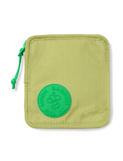 Baboon To The Moon Zip Wallet In Gray