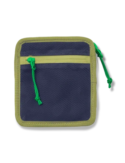 Baboon To The Moon Zip Wallet In Gray