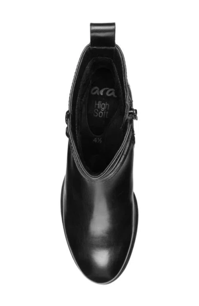 Ara Carnation Platform Wedge Bootie In Animal Print