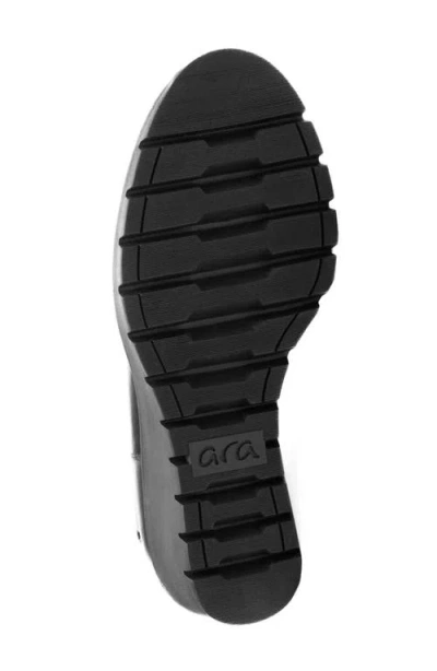 Ara Carnation Platform Wedge Bootie In Animal Print