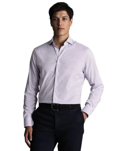 Charles Tyrwhitt Non-iron Performance Check Slim Fit Shirt In Multi
