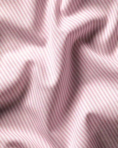 Charles Tyrwhitt Non-iron Poplin Bengal Stripe Shirt In Pink