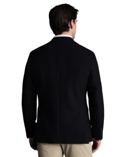 Charles Tyrwhitt Jersey Slim Fit Jacket In Blue