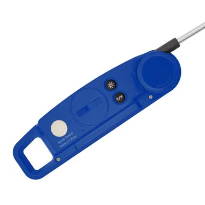Escali Compact Folding Digital Thermometer In Blue