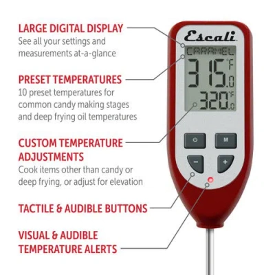Escali Digital Candy And Deep Fry Thermometer In Multi