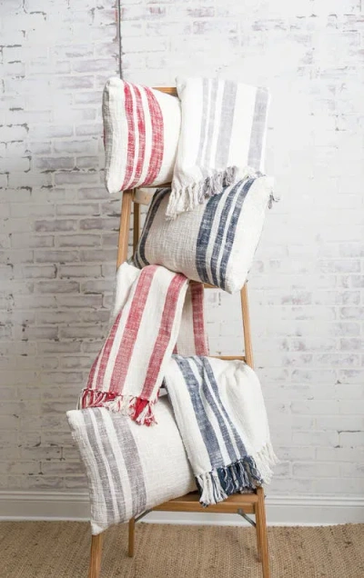 Carol & Frank 50" X 60" Morgan Tasseled Woven Throw In Multi