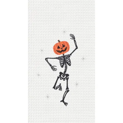 C & F Home C&f Home Pumpkin Skeleton Towel In Multi