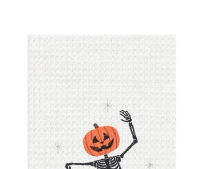 C & F Home C&f Home Pumpkin Skeleton Towel In Multi