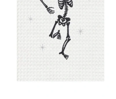 C & F Home C&f Home Pumpkin Skeleton Towel In Multi