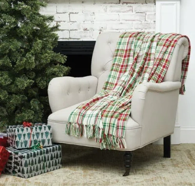 C & F Home C&f Home Plaid Throws In Multi