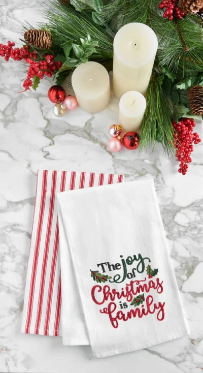 C & F Home C&f Home Joy Of Christmas Family Towel In Multi