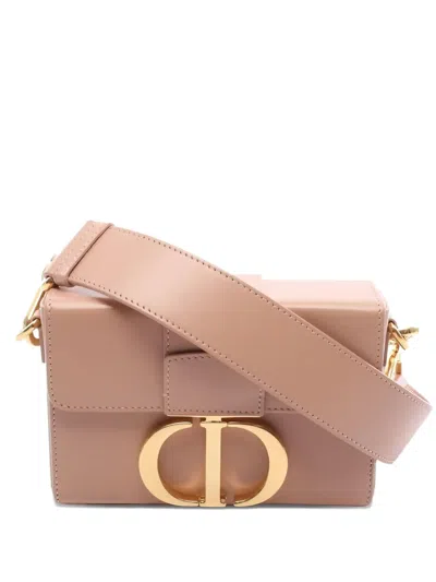 Pre-owned Dior 30 Montaigne Box Shoulder Bag In Pink