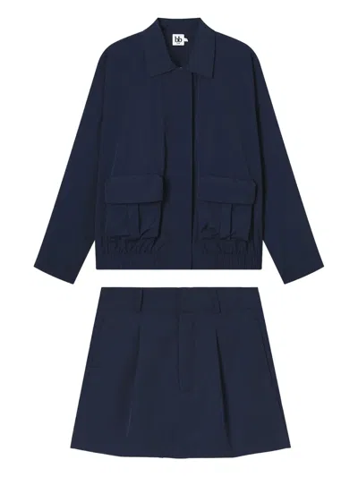 夹克半身裙套装