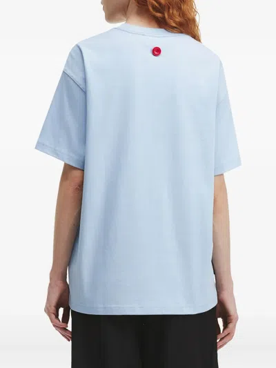 Mini Cream Cotton T-shirt In Multi