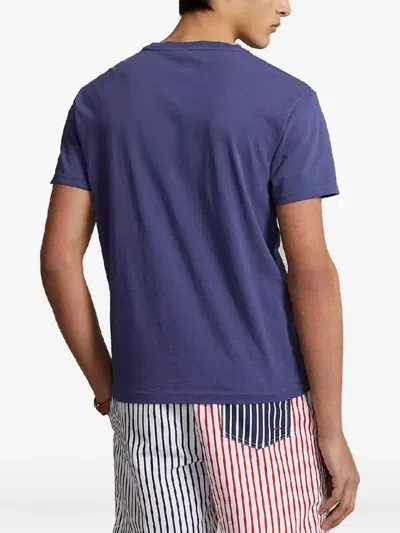 Polo Ralph Lauren Polo Yacht Club Cotton T-shirt In Blue