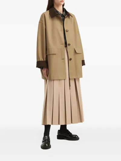 灯芯绒领棉外套