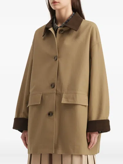 灯芯绒领棉外套