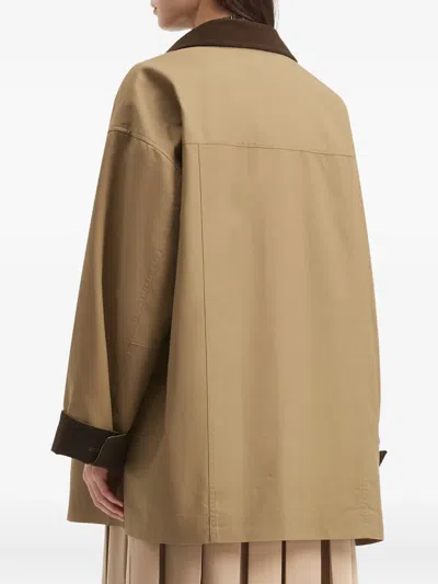 灯芯绒领棉外套