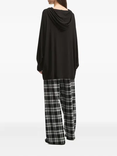 B+ab Hooded Check-print Set In Animal Print