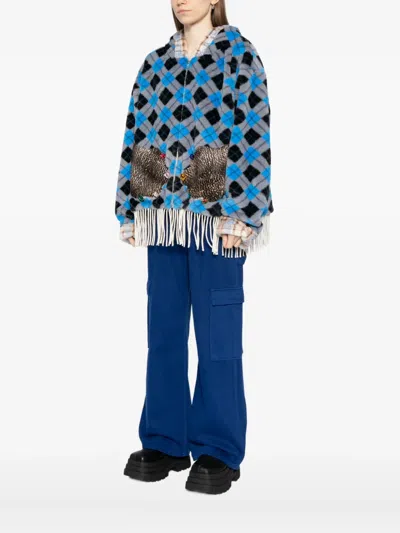 Penultimate Checked Jacket In Blue