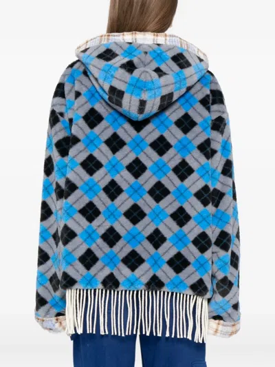 Penultimate Checked Jacket In Blue