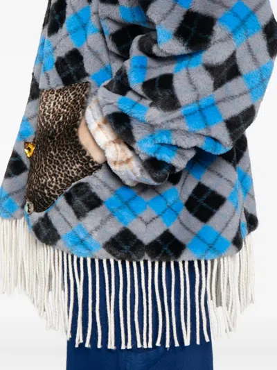 Penultimate Checked Jacket In Blue