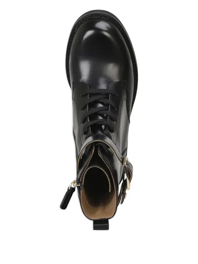 Hugo Boss Boots Boss Woman Color Black In Black