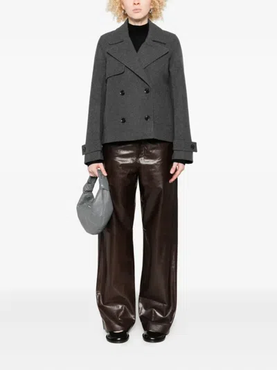 Samsoe & Samsoe Wool-blend Jacket In Gray