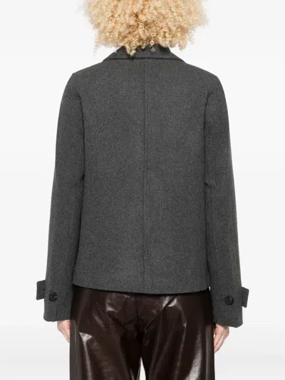 Samsoe & Samsoe Wool-blend Jacket In Gray