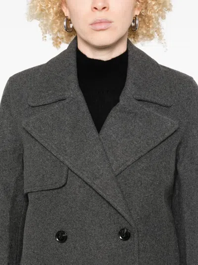 Samsoe & Samsoe Wool-blend Jacket In Gray