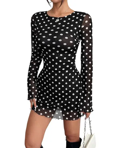 Vera Dolini Mini Dress In Multi