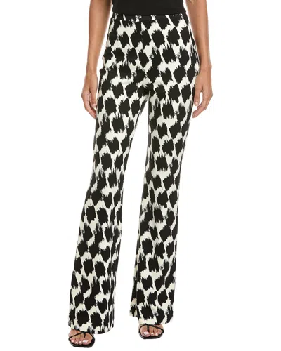 Diane Von Furstenberg Brooklyn Printed Jersey Flared Pants In Multi