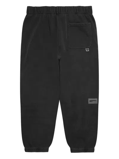 Aape By A Bathing Ape Logo-patch Cuffed Track Pants In Black