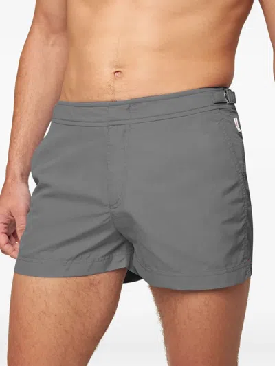 Orlebar Brown Adjustable Swim Shorts In Gray