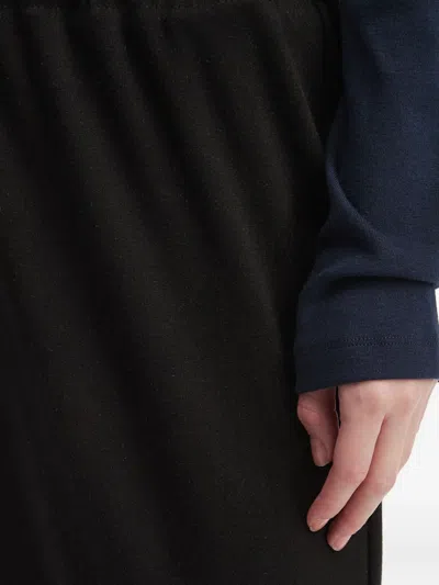 Tout A Coup Drawstring Midi Skirt In Black