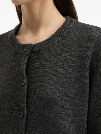 B+ab Layered Buttoned Cardigan In Gray